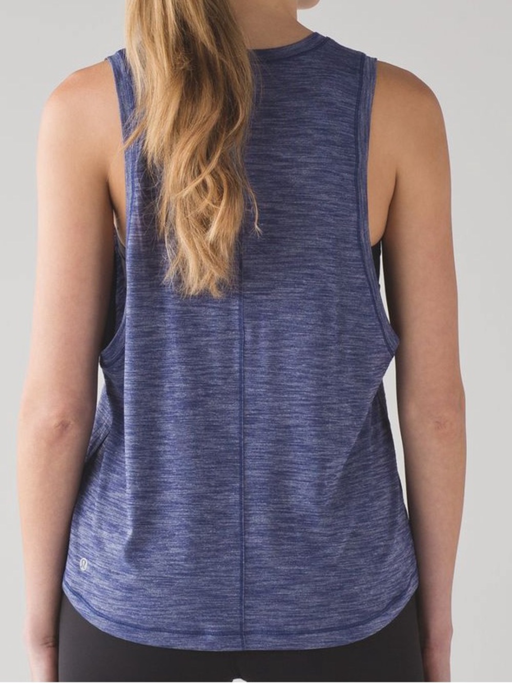 Lululemon Cardio Squad Tank II Size 12 Heathered Hero Blue